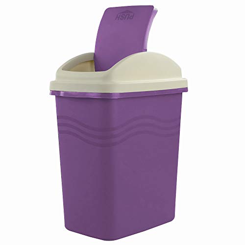 Product Cover Ggbin 10 L Plastic Trash Cans, Swing Trash Bins for Kitchen, Office
