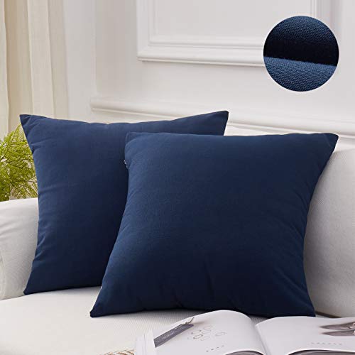 Product Cover MoMA Decorative Throw Pillow Covers (Set of 2) - Linen Blend Pillow Cover Sham C