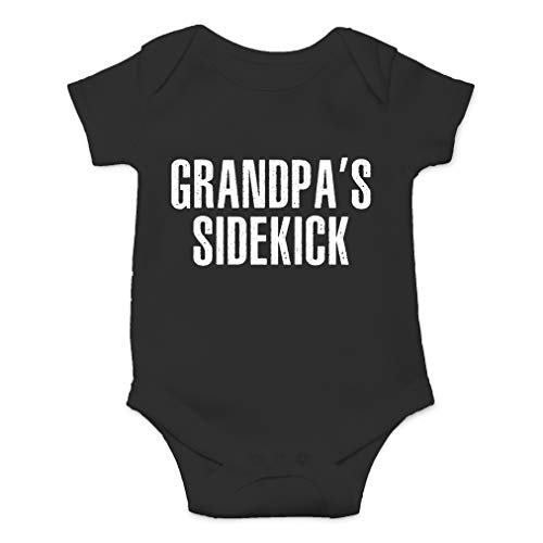 Product Cover Grandpa's Sidekick - My Grandfather is The Best - I'm His Favorite - Cute One-Piece Infant Baby Bodysuit
