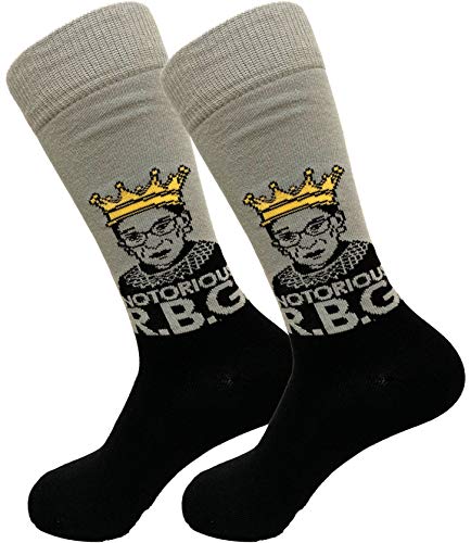 Product Cover Balanced Co. Ruth Bader Ginsburg Dress Socks Notorious RBG Socks Funny Socks Crazy Socks Casual Socks Novelty Socks