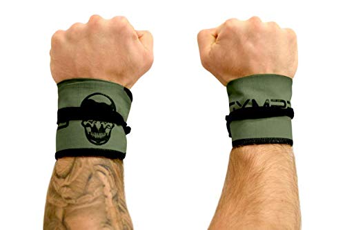 Product Cover Gymreapers Strength Wrist Wraps for Cross Training, Olympic Lifting, Strength Training, WOD Workouts - Strong Wrist Support for Men and Women - Fits All Wrist Sizes | Men and Women (Ranger Green)