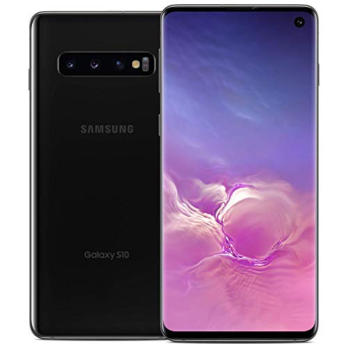 Product Cover Samsung Galaxy S10+ Factory Unlocked Phone with 128GB (U.S. Warranty), Prism Black (Renewed)