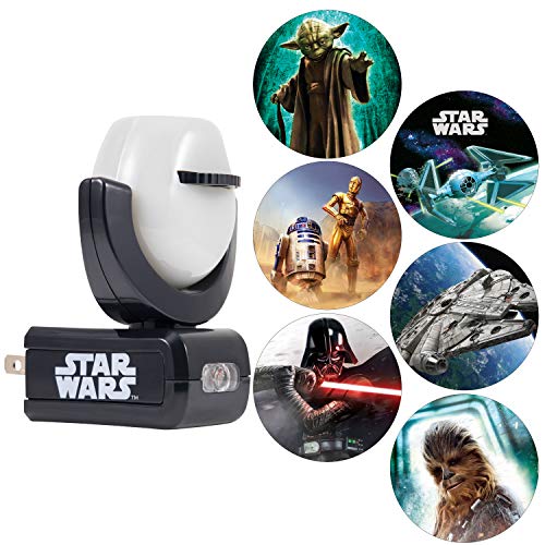 Product Cover Projectables LED Night Light Projector, Plug-in, Dusk-to-Dawn, Collector's Edition, Ceiling, Wall, or Floor, Ideal for Bedroom, Nursery, 43646, Star Wars | 6-Image
