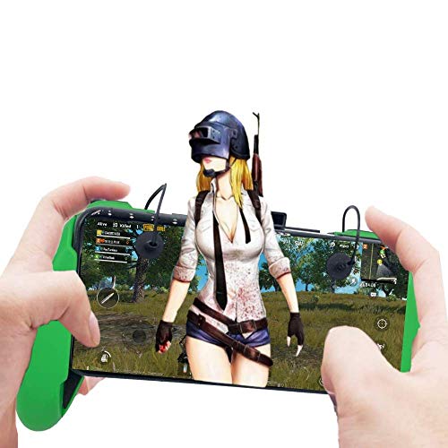 Product Cover PUBG Mobile Trigger and Screen Magnifier | Mobile Gamepad Triggers for iPhone and Android Devices 4.7-6 Inch Screens | Perfect Phone Controller for Games Like Fortnite Mobile, PUBG Mobile
