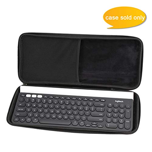Product Cover Aproca Hard Carry Travel Storage Case for Logitech K780 Multi-Device Wireless Keyboard (Grey)