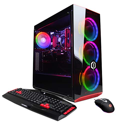 Product Cover CYBERPOWERPC Gamer Xtreme VR Gaming PC, Intel Core i5-9400F 2.9GHz, NVIDIA GeForce GTX 1660 6GB, 8GB DDR4, 120GB SSD, 1TB HDD, WiFi Ready & Win 10 Home (GXiVR8060A7, Black)