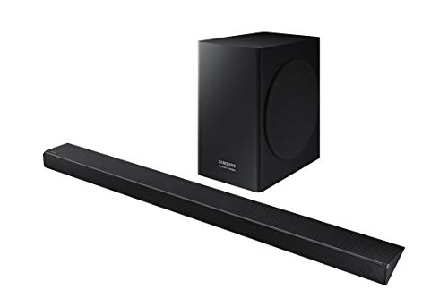 Product Cover Samsung HW-Q60R Harman Kardon 5.1 Soundbar with Wireless Subwoofer, Acoustic Beam Technology, Adaptive Sound, Game Mode, 4K Pass-Through with HDR, Bluetooth Compatible, 360-Watts, Black