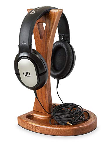 Product Cover Wooden Headphone Stand - Headset Holder - Wood Headset Hanger - Gaming Headset Stand - Headphone Rack - Mount for All Headphone Display