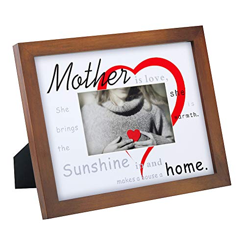 Product Cover RPJC 8x10 inch Picture Frame Made of Solid Wood and High Definition Glass for Table Disply and Wall Mounting Photo Frame