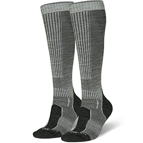 Product Cover Merino Wool Long Knee-high Outdoor Boot Socks, Hiking, Trekking, Multi Performance for Men, Women Kids