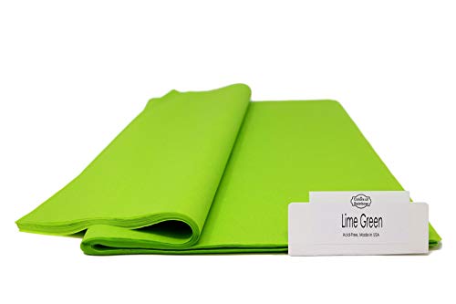Product Cover Lime Green | 96 Sheets | 15 Inch x 20 Inch | Premium Quality Tissue Paper | Colors of Rainbow