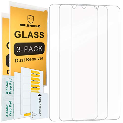 Product Cover [3-Pack]-Mr.Shield for Samsung Galaxy M30 [Tempered Glass] Screen Protector with Lifetime Replacement