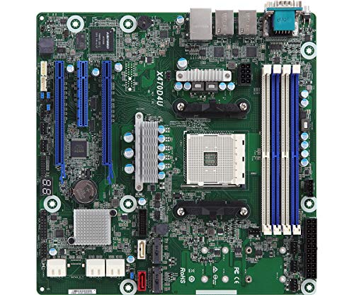 Product Cover AsRock Rack X470D4U Micro ATX Server Motherboard AM4 Ryzen & Ryzen 7nm PGA1331 AMD X470