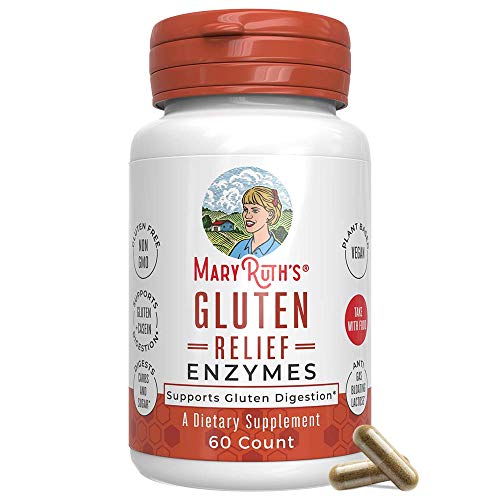 Product Cover Gluten Enzyme by MaryRuth - Digest Gluten and Casein - Supports Healthy Digestion and Nutrient Absorption - Gluten Blocker - Vegan - 60 Count