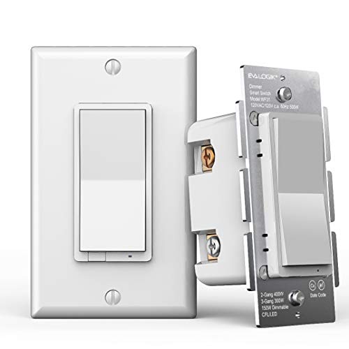 Product Cover 3-Way Smart WiFi Dimmer Light Switch, in-Wall, No Hub Required, Compatible with Alexa and Google Home (WF31)