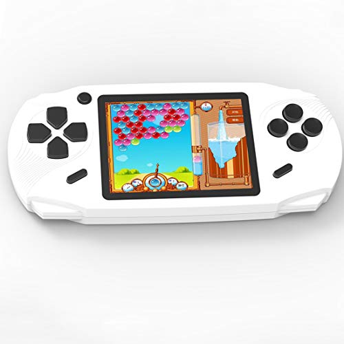 Product Cover Beijue 16 Bit Handheld Games for Kids Adults 3.0'' Large Screen Preloaded 100 HD Classic Retro Video Games no Need WiFi USB Rechargeable Seniors Electronic Game Player Birthday Xmas Present (White)