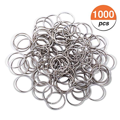 Product Cover Favide 1000pcs 12 mm Open Jump Rings Connectors for Birthday Boards, Valentine, Chore Boards, Arts and Crafts