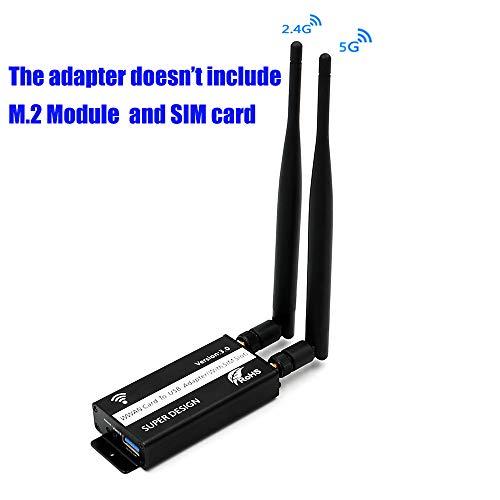 Product Cover Mustpoint NGFF(M.2) to USB 3.0 Adapter with SIM Card Slot for WWAN/LTE/4G Module