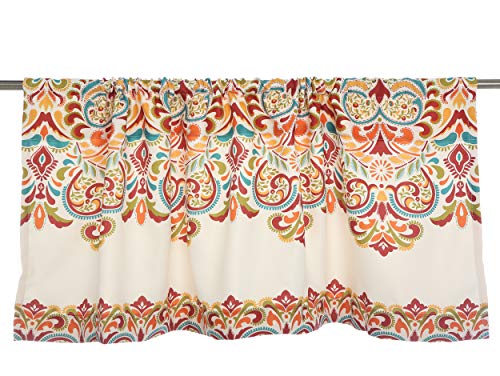 Product Cover   Sapphire Home Rod Pocket Valance Brocade Print 52