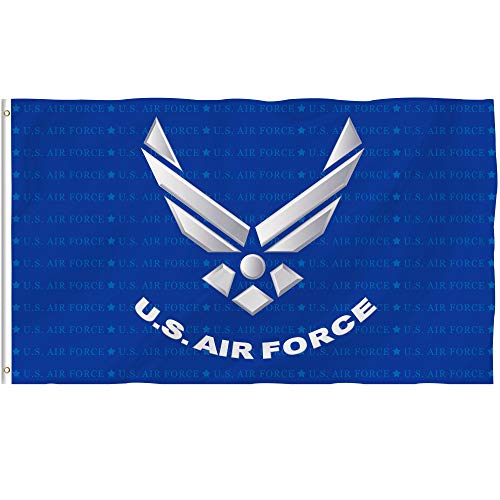 Product Cover Bonsai Tree Us Air Force Flag 3x5 Ft Double Sided and Double Stitched Us Army Military Flags with Brass Grommets American Patriotic Garden House Outdoor Banners