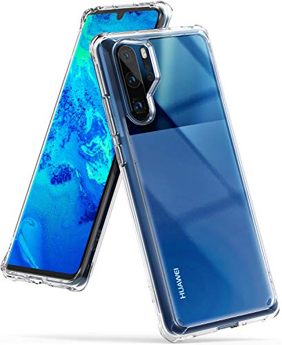 Product Cover Ringke Fusion Designed for Huawei P30 Pro Crystal Clear PC Back Case Anti-Cling Dot Matrix Technology Lightweight Transparent TPU Bumper Drop Protective Phone Cover - Clear