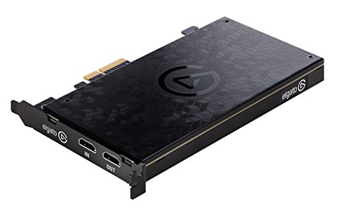 Product Cover Elgato Game Capture 4K60 Pro - 4K 60fps capture card with ultra-low latency technology for recording PS4 Pro and Xbox One X gameplay, PCIe x4 (Renewed)