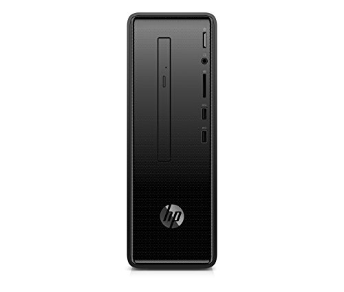 Product Cover HP Slim Desktop Computer, AMD A4-9125, 4GB RAM, 1TB Hard Drive, Windows 10 (290-a0030, Black)