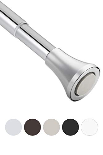Product Cover AmazerBath Shower Curtain Rod, 42-72 Inches Rust-Resistant Curtain Rod Adjustable Spring Tension Shower Rod for Bathroom, Chrome