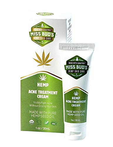 Product Cover Miss Bud's Organic Hemp Acne Treatment Skincare Cream 1oz