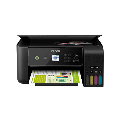 Product Cover Epson EcoTank ET-2720 Wireless Color All-in-One Supertank Printer with Scanner and Copier - Black