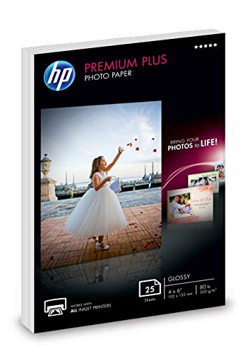 Product Cover HP Premium Plus Photo Paper | Glossy | 4x6 | 25 Sheets