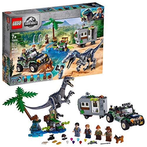 Product Cover LEGO Jurassic World Baryonyx Face Off: The Treasure Hunt 75935 Building Kit (434 Pieces)