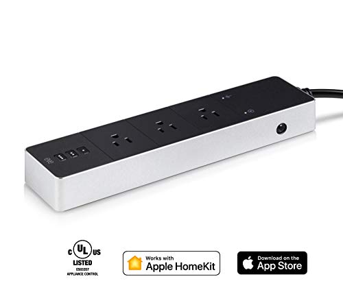 Product Cover Eve Energy Strip - Smart Triple Outlet & Power Meter with surge, overvoltage, overcurrent protection, Apple HomeKit technology