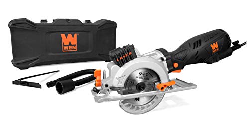 Product Cover WEN 3625 5-Amp 4-1/2-Inch Beveling Compact Circular Saw with Laser and Carrying Case