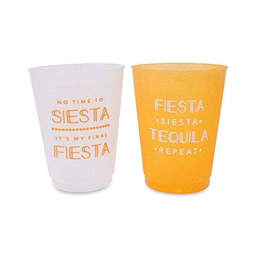 Product Cover Final Fiesta Bachelorette Party Cups by Stag & Hen | 15 Pack With Bonus Cup For The Bride | 16 oz. | Fiesta Bachelorette Party Cups, Decorations, Supplies
