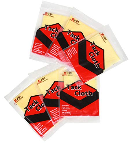 Product Cover STEAD & FAST Painters Tack Cloth Woodworking, Tack Cloth for Painting, Sticky Tack Rag for Automotive, Metal, Sanding, Cleaning, Dusting, Staining, Tac Cloths Box, 18 x 36 Inches Dust Cloths
