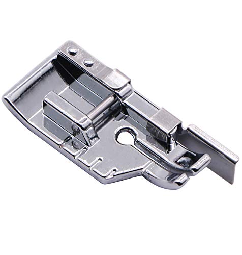 Product Cover 1/4'' (Quarter Inch) Quilting Patchwork Sewing Machine Presser Foot with Edge Guide for All Low Shank Snap-On Singer, Brother, Babylock, Euro-Pro, Janome, Juki, Kenmore, New Home, White, Simplicity