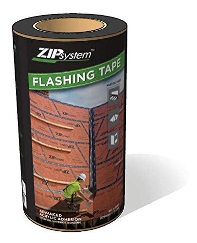 Product Cover Huber ZIP System Flashing Tape | Self-Adhesive Flashing for Structural Panels, Doors-Windows Rough Openings | 9 inch x 50 feet