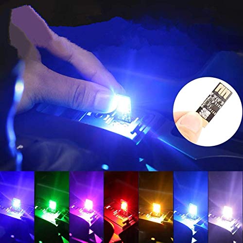 Product Cover Car atmosphere lights USB car colorful led music sound control decorative lights car interior atmosphere lights