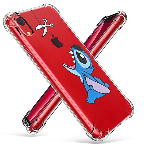 Product Cover Logee TPU Stitch Cute Cartoon Clear Case for iPhone XR 6.1