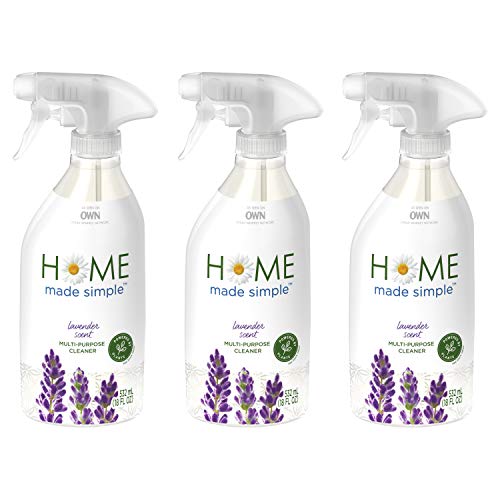 Product Cover Home Made Simple All Purpose Cleaner Natural Household Surface Cleaning Spray, Lavender Scent, 54 Fluid Ounce