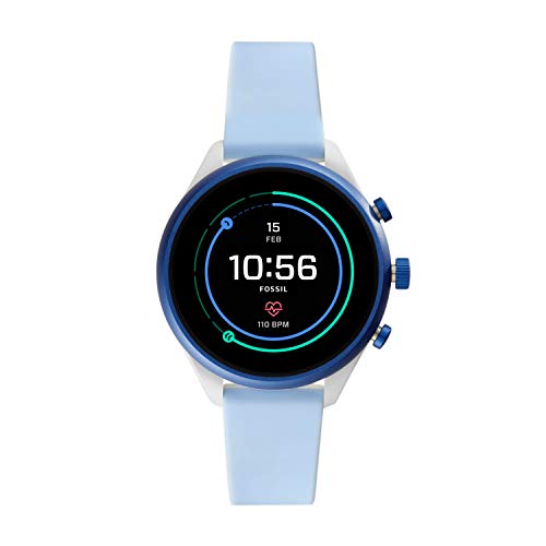 Product Cover Fossil Women's Sport Metal and Silicone Touchscreen Smartwatch with Heart Rate, GPS, NFC, and Smartphone Notifications