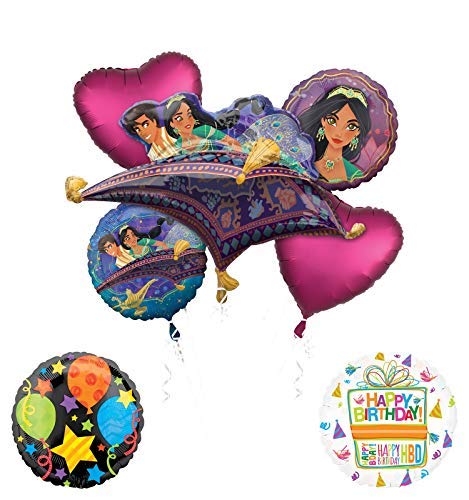 Product Cover Mayflower Products Aladdin Birthday Party Supplies Princess Jasmine Balloon Bouquet Decorations