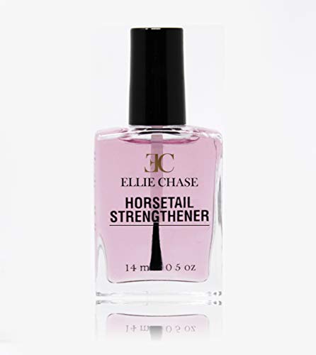 Product Cover Ellie Chase Nail Strengthening & Growth Nail Polish Treatment With Horsetail Grass Extract, 0.5 Fl oz - No Formaldehyde, Toluene or DBP - Can Be Used as Base Coat or Top Coat