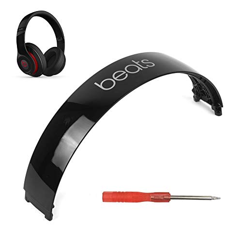 Product Cover Beats Studio 2 Headband Repair Kit Parts Compatible with Beats Studio 2.0 Wired Wireless Over Ear Headphones with Screwdriver (Gloss Black)