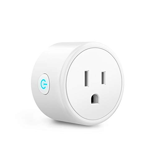 Product Cover WiFi Smart Plug - Smart Outlets Work With Alexa, Google Home & IFTTT, Aoycocr Remote Control Plugs with Timer Function,ETL/FCC/Rohs Listed Socket, White(1 Pack)