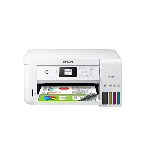Product Cover Epson EcoTank ET-2760 Wireless Color All-in-One Cartridge-Free Supertank Printer with Scanner and Copier