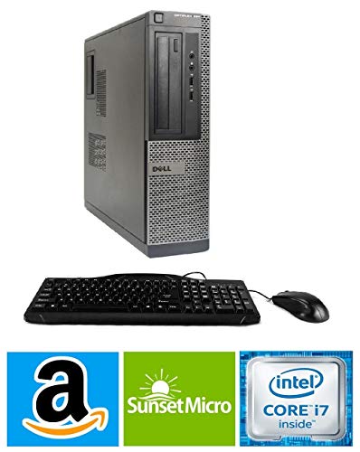 Product Cover Dell Optiplex 9020 SFF High Performance Desktop Computer, Intel Core i7-4790 up to 4.0GHz, 16GB RAM, 480GB SSD, Windows 10 Pro, USB WiFi Adapter, (Renewed)