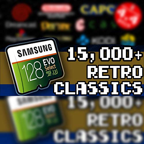 Product Cover 128 GB Retropie SD Card - Premium Collection with Video Previews & 3D Boxart