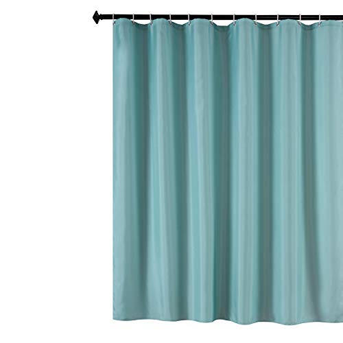 Product Cover Biscaynebay Fabric Shower Curtain Liners Water Resistant Bathroom Curtain Liners, Teal 72 by 72 Inches
